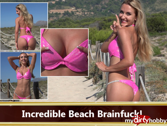 Incredible Beach Brainfuck!